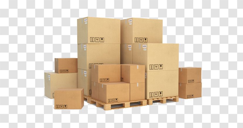 Pallet Racking Cardboard Box Cargo - A Lot Of Boxes Transparent PNG