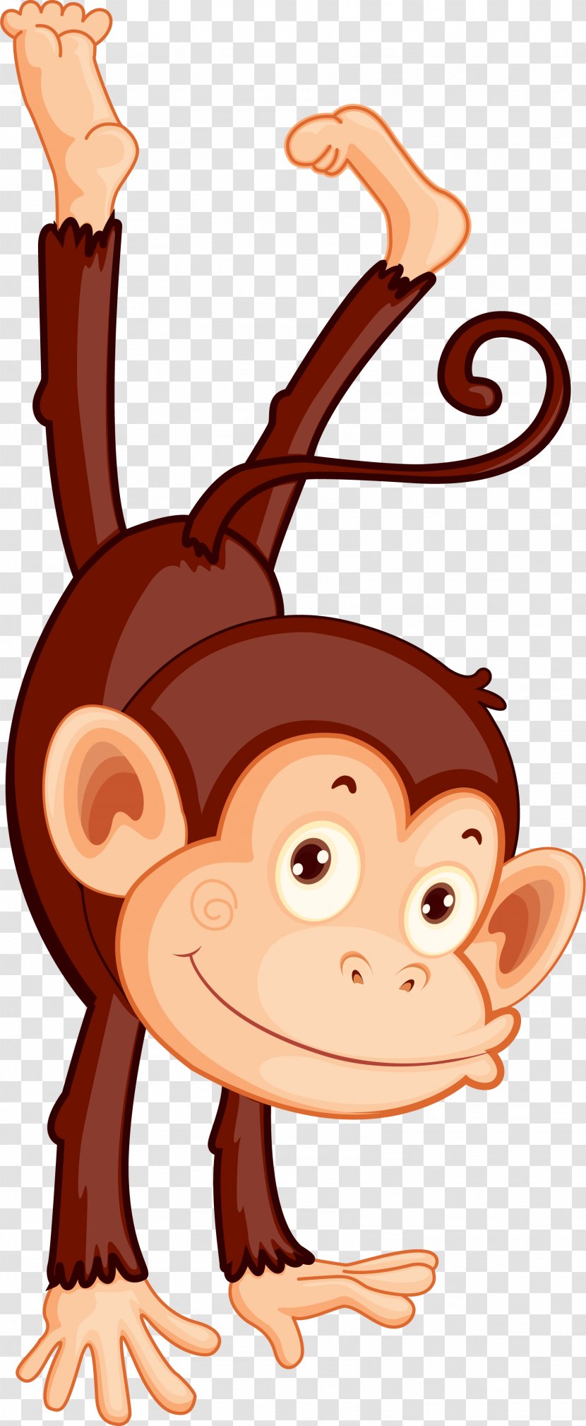 Sticker Wall Decal Monkey Clip Art - Mammal Transparent PNG