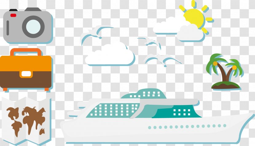 Air Travel Baggage Airline Ticket - Computer Icon - Sailing Trips Transparent PNG