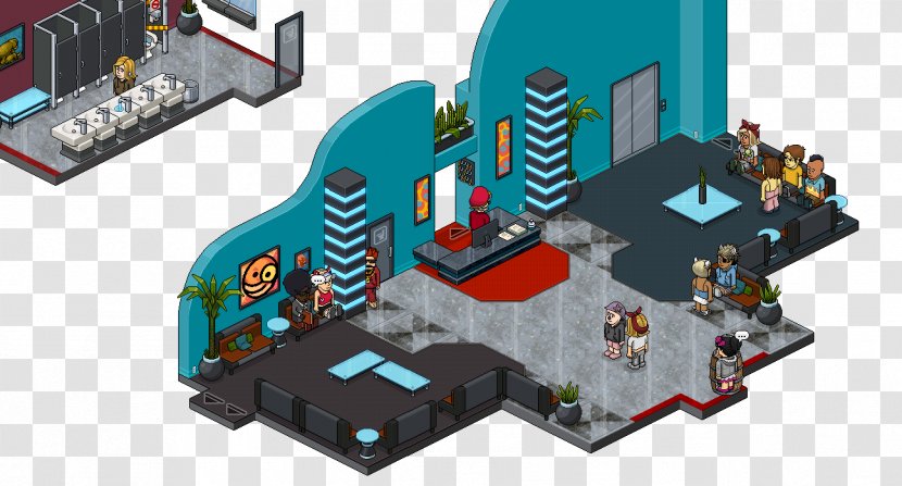 Habbo Online Chat Fansite Blogger Room - New Record Transparent PNG