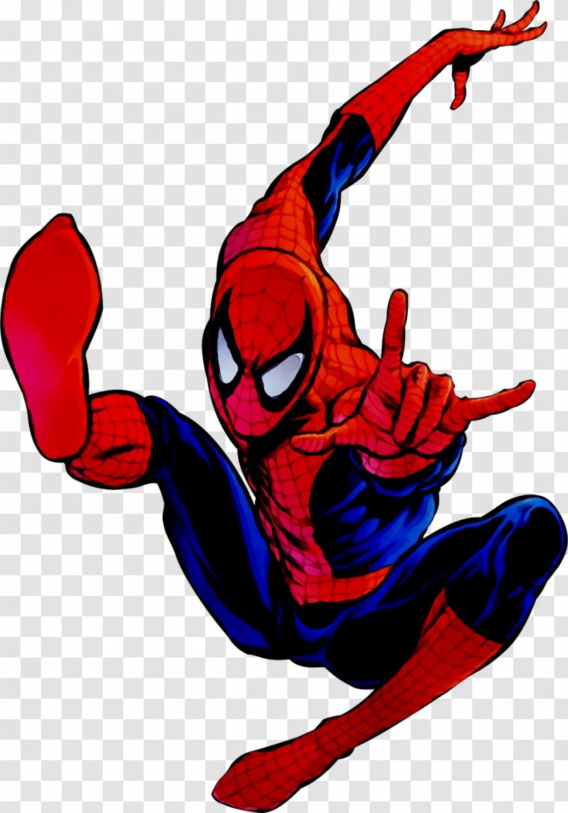 Batman & Spider-man Mysterio Marvel Comics Comic Book - Spiderman Transparent PNG