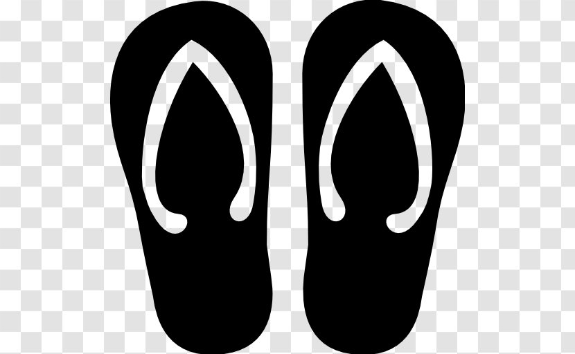 Flip-flops Slipper Shoe Footwear Sandal - Silhouette - Flip Flop Transparent PNG