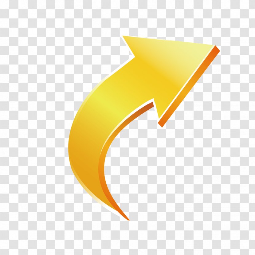 Euclidean Vector Arrow - Symbol - Yellow Arrows Transparent PNG