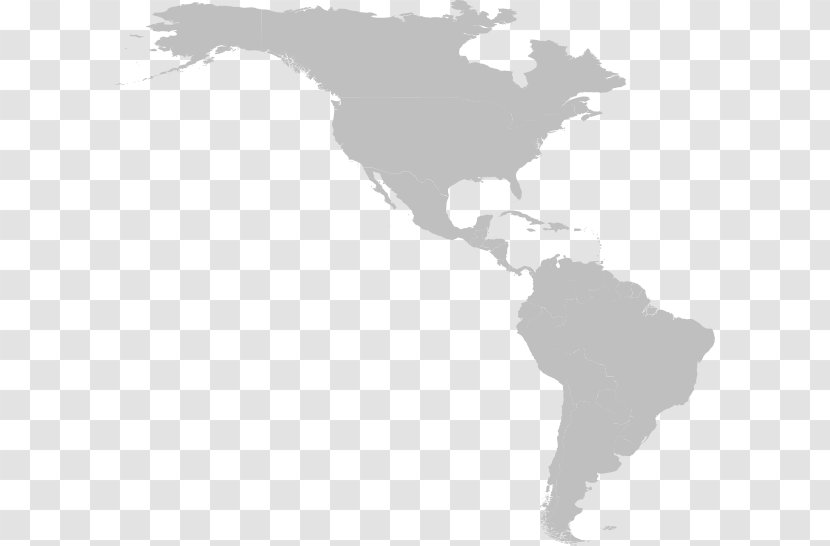 United States De Nora Do Brasil Ltda Map South America Clip Art - Monochrome - Latin American Cliparts Transparent PNG