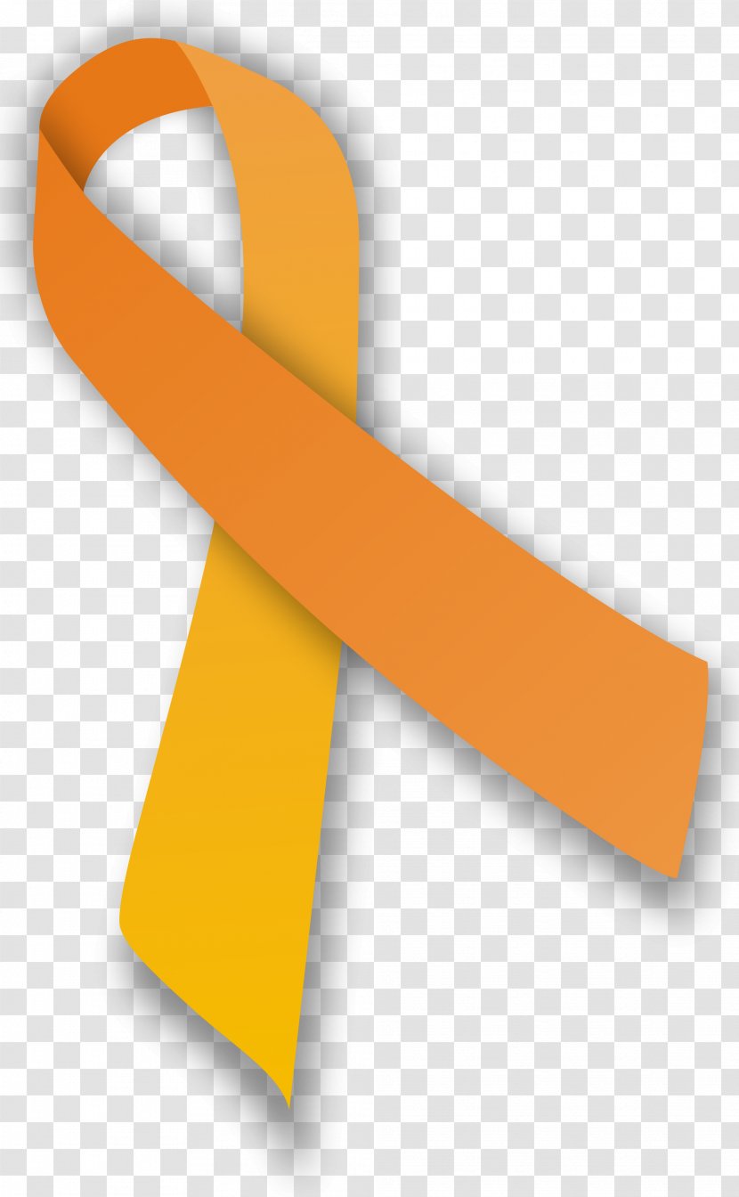 Australia Orange Ribbon Awareness Self-Injury Day Harmony - Heart Transparent PNG