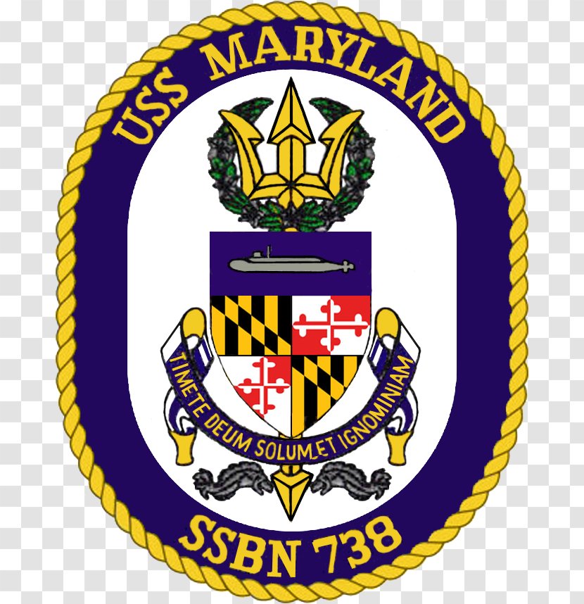 United States Navy USS Maryland Ohio-class Submarine Rhode Island (SSBN-740) - Uss Ssbn740 Transparent PNG