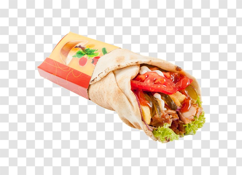 Wrap Shawarma Gyro Fast Food Kofta - Sauce - Chicken Little Transparent PNG