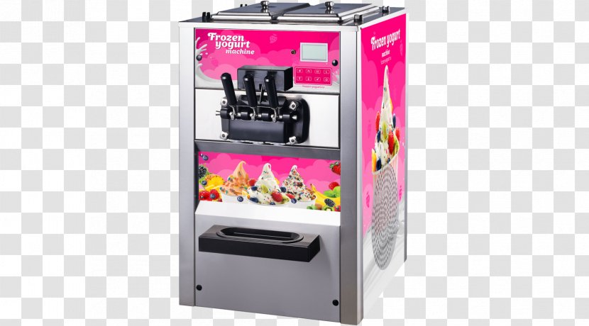 Frozen Yogurt Ice Cream Фризер Yoghurt Machine - Kitchen Transparent PNG