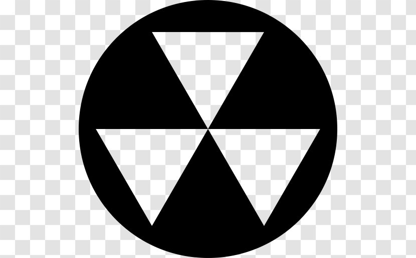 Fallout Shelter Nuclear Weapon Symbol - Monochrome Photography Transparent PNG