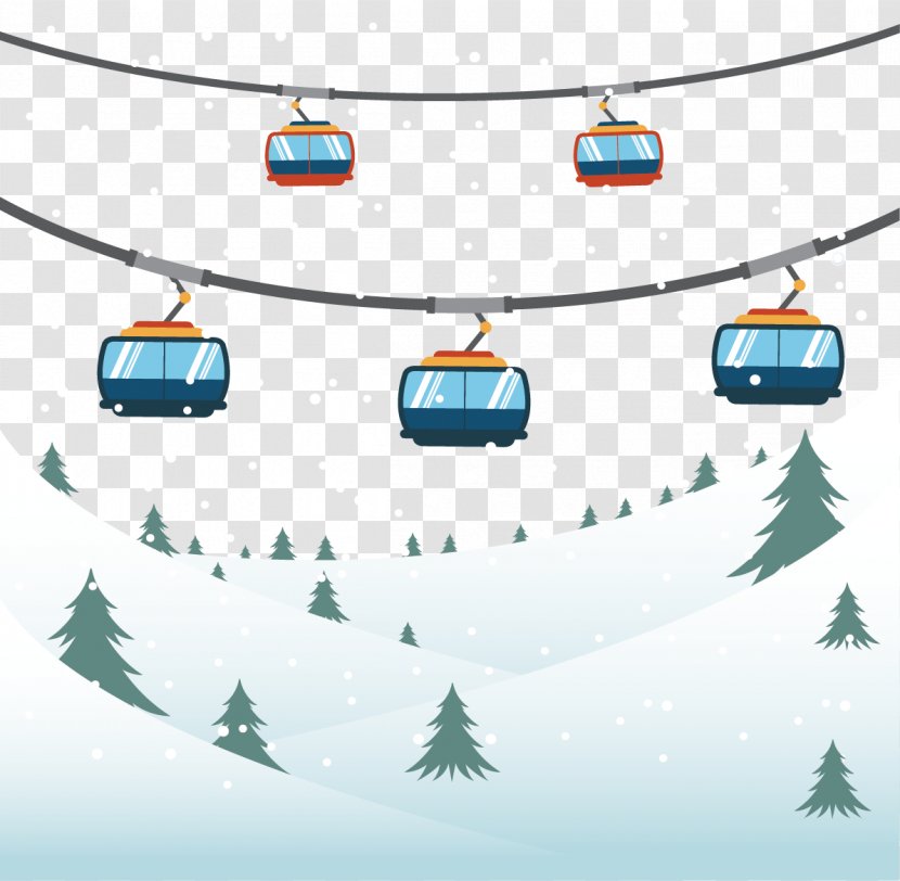 Cable Car Download Illustration - Google Images - Creative Winter Snow Transparent PNG