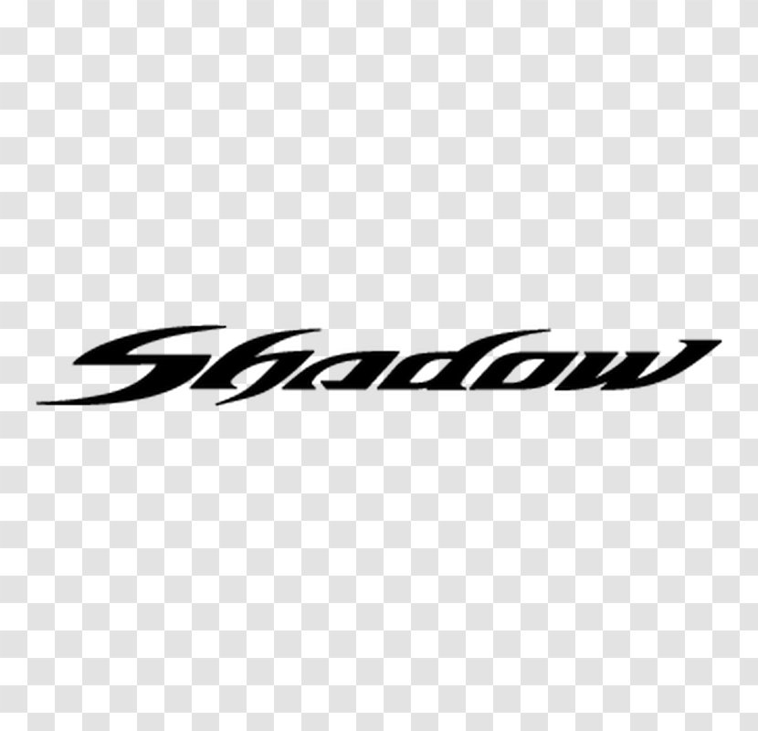 Honda Logo Shadow Motorcycle Sticker - Black Transparent PNG