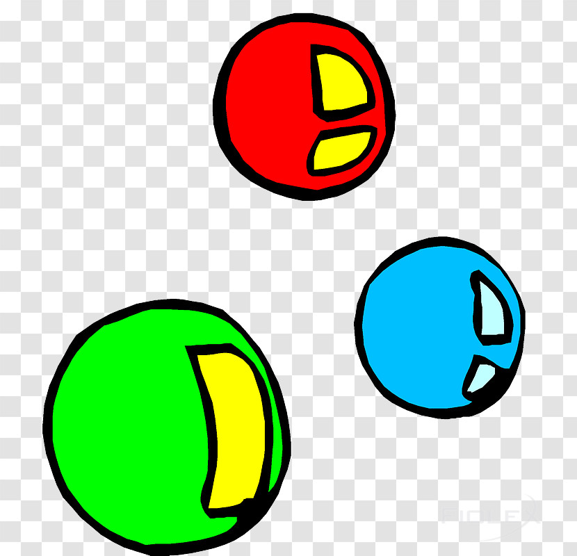 Green Yellow Line Symbol Ball Transparent PNG