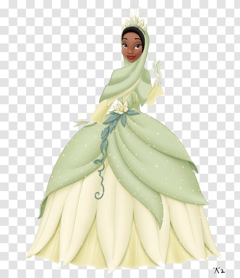 Tiana Rapunzel Frog Disney Princess Prince Naveen - Figurine Transparent PNG