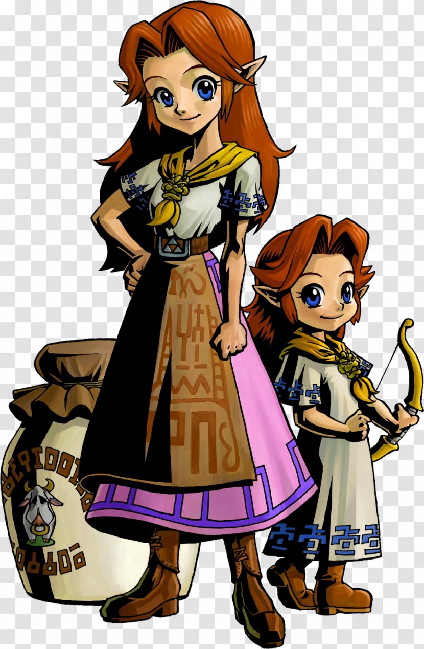 The Legend Of Zelda: Ocarina Time Majora's Mask Wind Waker Princess Zelda - Cartoon Transparent PNG