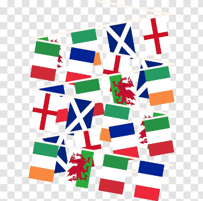 Six Nations Championship Rugby Union Flag Of Gloucestershire - Bunting Transparent PNG