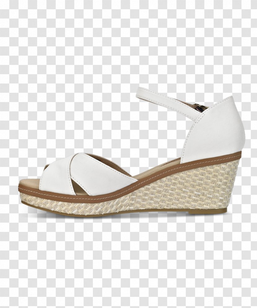 Sandal Shoe Tommy Hilfiger Wedge Clothing Accessories - Beige Transparent PNG