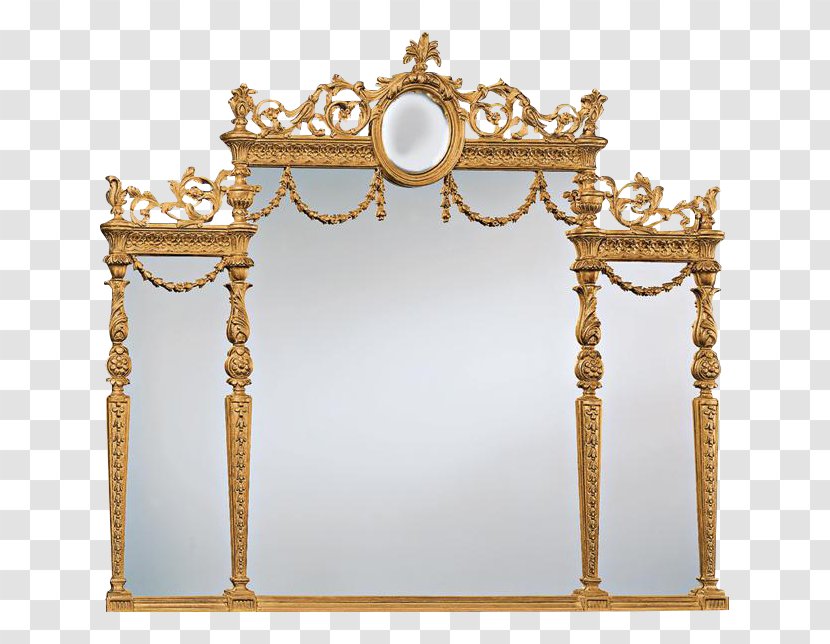Picture Frames Mirror Decorative Arts Adam Style Fireplace Mantel - Wood Transparent PNG