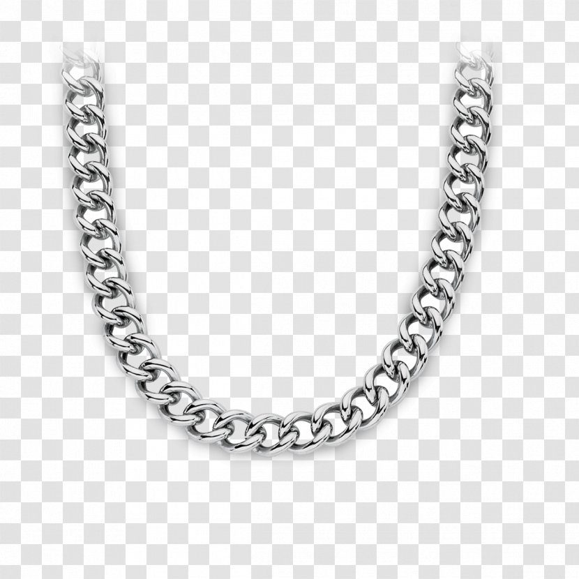 Chain Necklace Jewellery Silver Gold - Platinum - Gull Transparent PNG