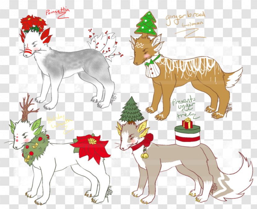 Dog Christmas Ornament Deer Tree Transparent PNG