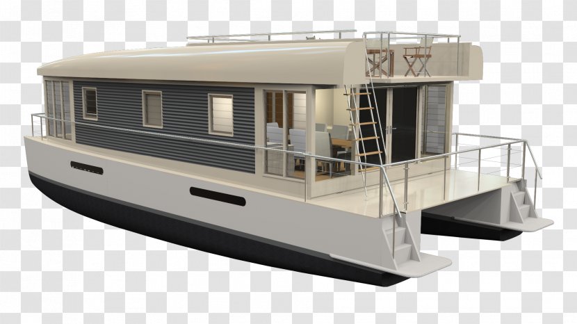 Yacht Houseboat Ship - Building Home Transparent PNG