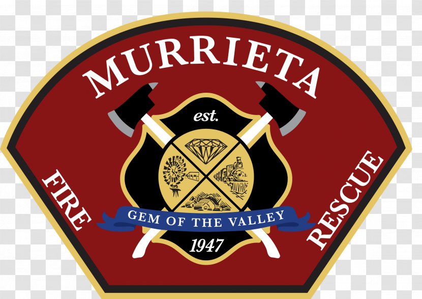 Firefighter Training Cadet Inspector Murrieta Fire & Rescue - Label - Emblem Transparent PNG