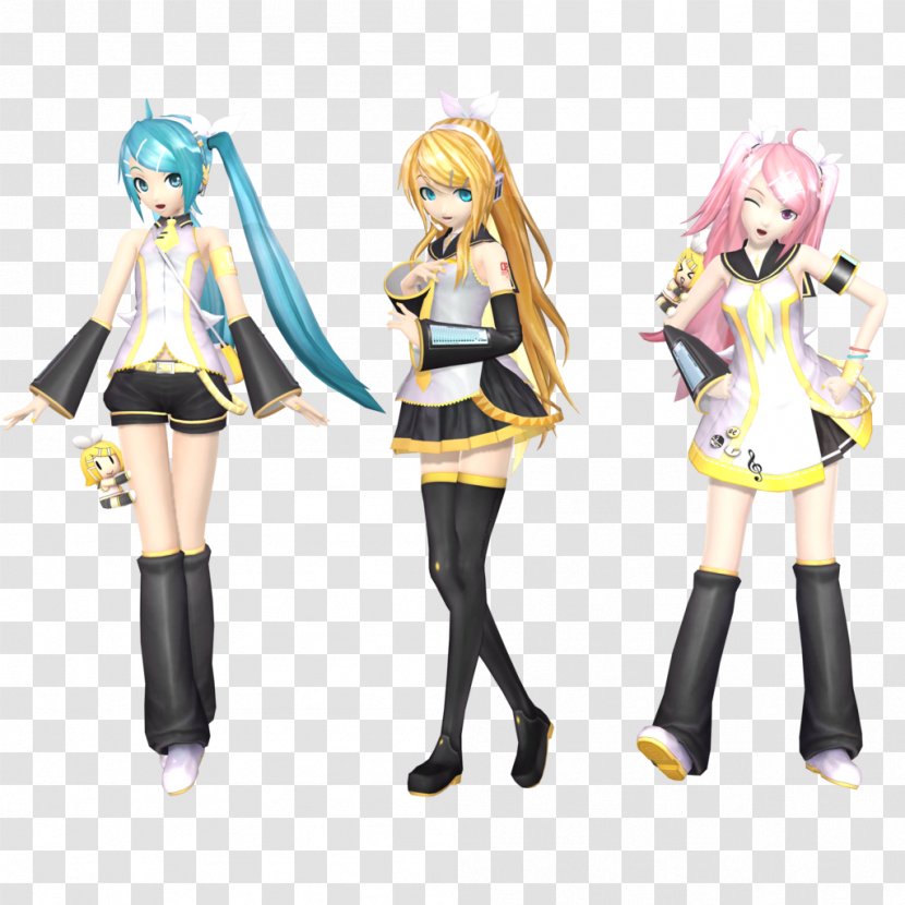 Hatsune Miku Project Diva F Miku: DIVA 2nd MikuMikuDance Kagamine Rin/Len - Flower Transparent PNG