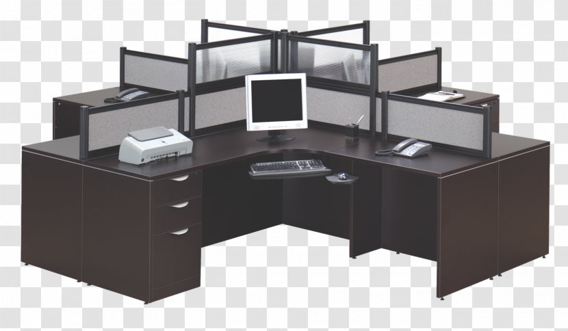 Cubicle Desk Room Dividers A+ Office Outlet Furniture - Credenza - Business Transparent PNG