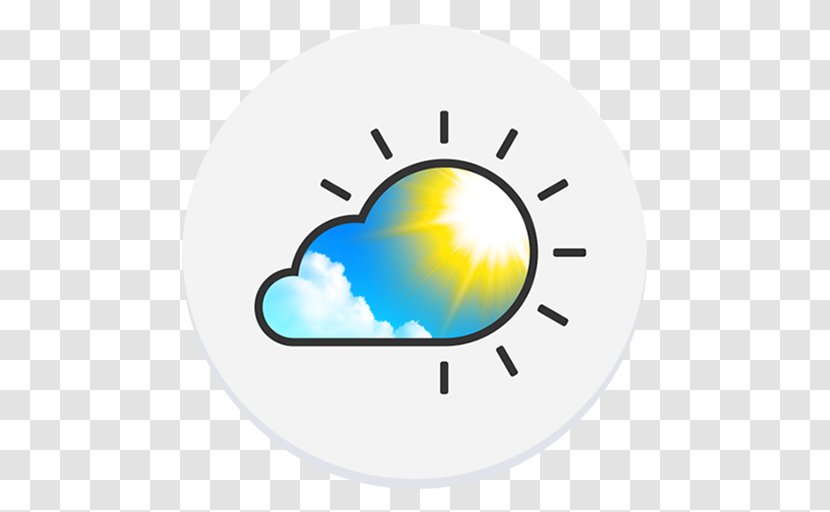Weather Forecasting App Store - Yellow Transparent PNG