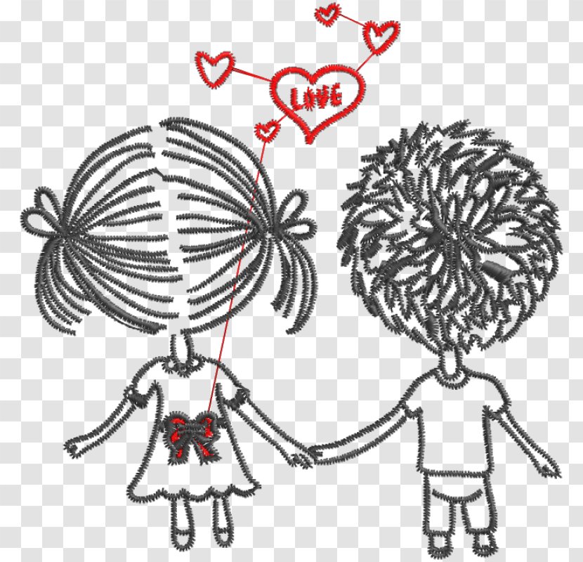 Boyfriend Love Drawing Family - Heart Transparent PNG