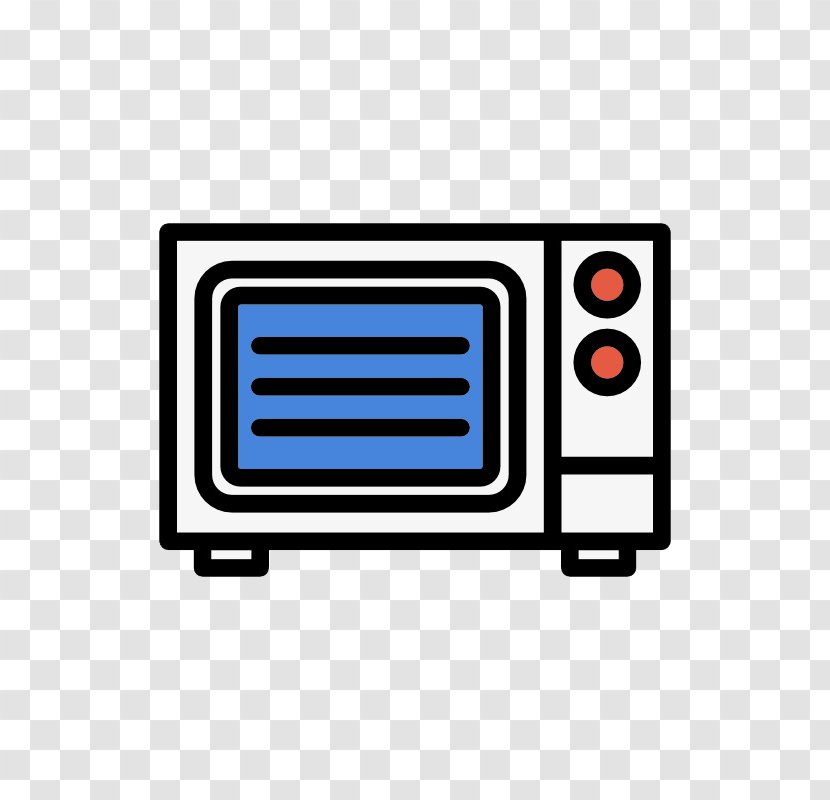 Microwave Ovens Home Appliance Vector Graphics Illustration - Rectangle - Using Transparent PNG