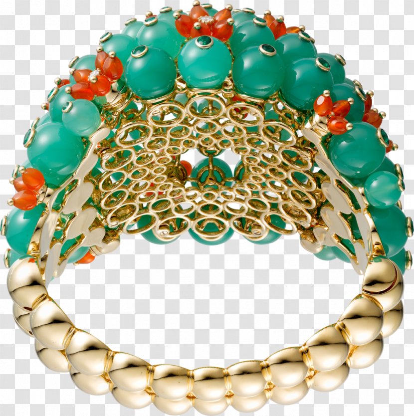 Turquoise Bead Bracelet Emerald - Fashion Accessory - Gold Transparent PNG