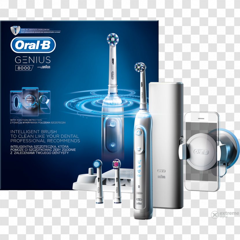 Electric Toothbrush Oral-B Genius 8000 9000 - Oralb Transparent PNG