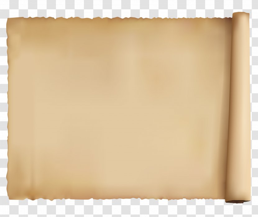 Paper Papyrus Scroll Clip Art - Placard Transparent PNG