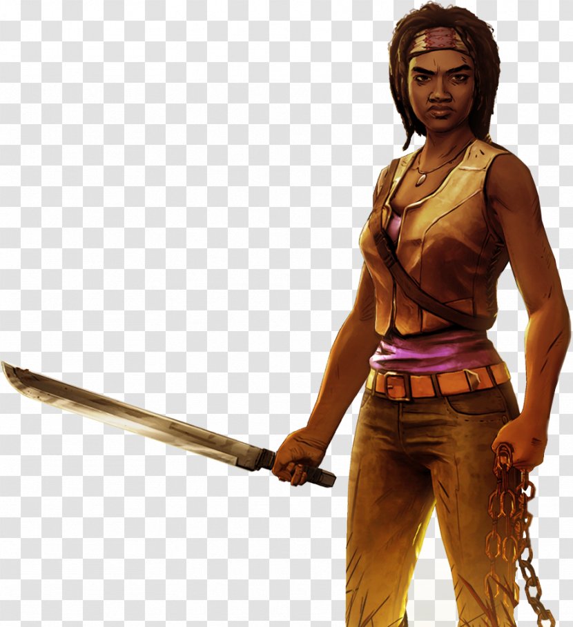 The Walking Dead: Michonne Season Two PlayStation 4 - Video Game - Character Transparent PNG