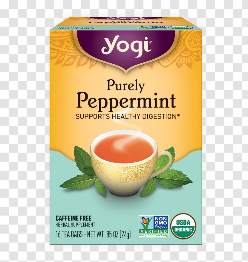 Yogi Tea Green Bag Herbal - Common Cold - Mint Transparent PNG