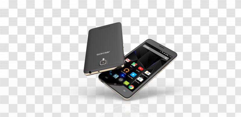 Smartphone Feature Phone Mobile World Congress ARCHOS 50D Oxygen Black/Gold - Dual Sim Transparent PNG