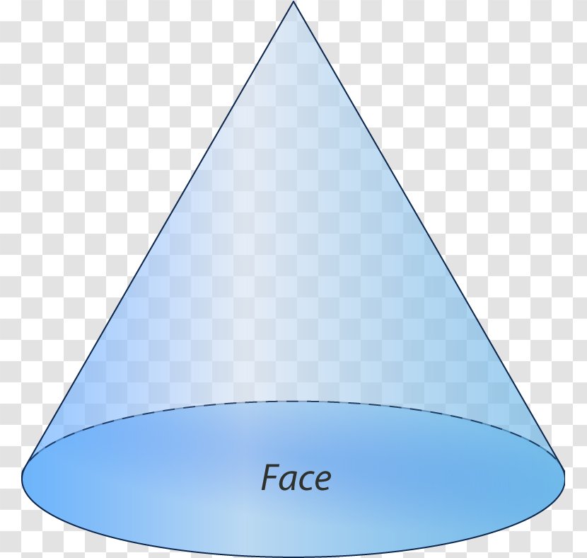 Face Solid Geometry Shape Cone Vertex - Triangle Transparent PNG