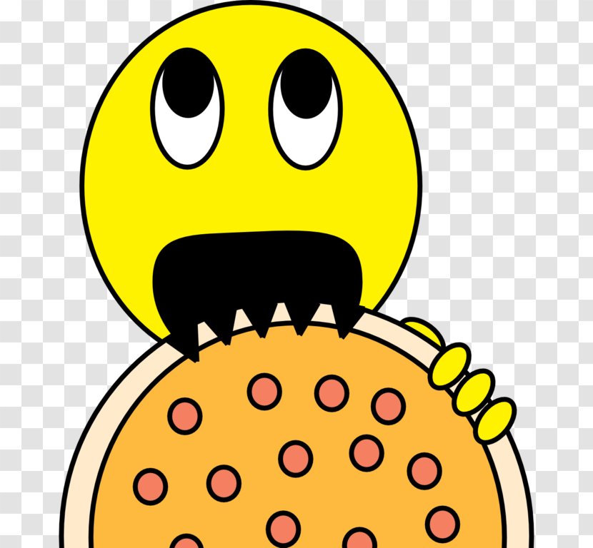 Pizza Smiley Emoticon Wikipedia Clip Art - Yellow - Pages Transparent PNG