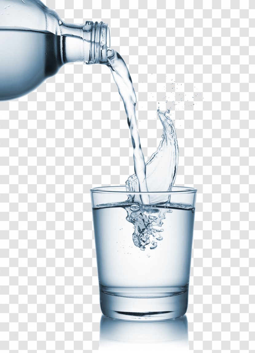 Mineral Water Cup - Drinking - Pour Into The Transparent PNG