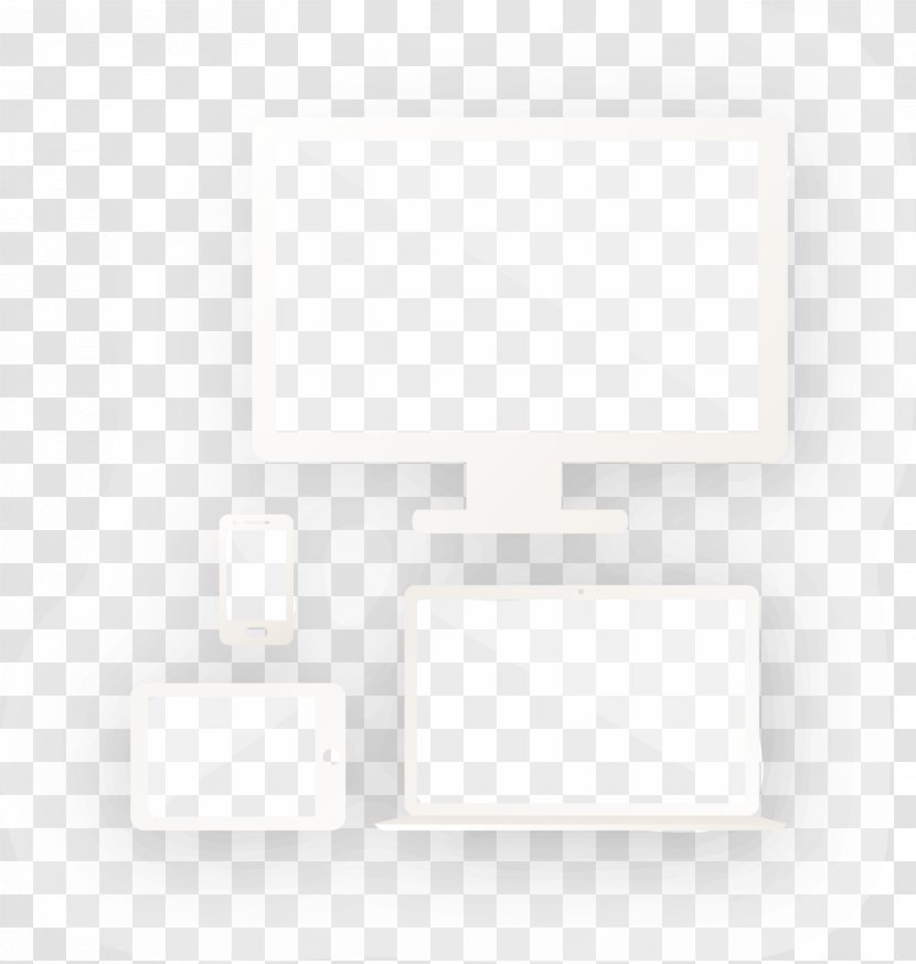White Square Area Pattern - Rectangle - Hand Painted Computer Transparent PNG