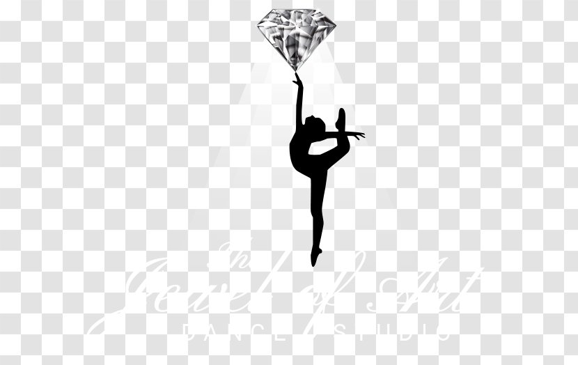The Jewel Of Art Dance Studio Silhouette - Frame - Logo Transparent PNG