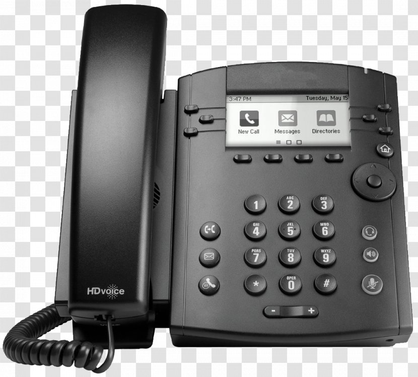 Polycom VVX 300 VoIP Phone 310 Telephone - Telephony - Andrews System Transparent PNG