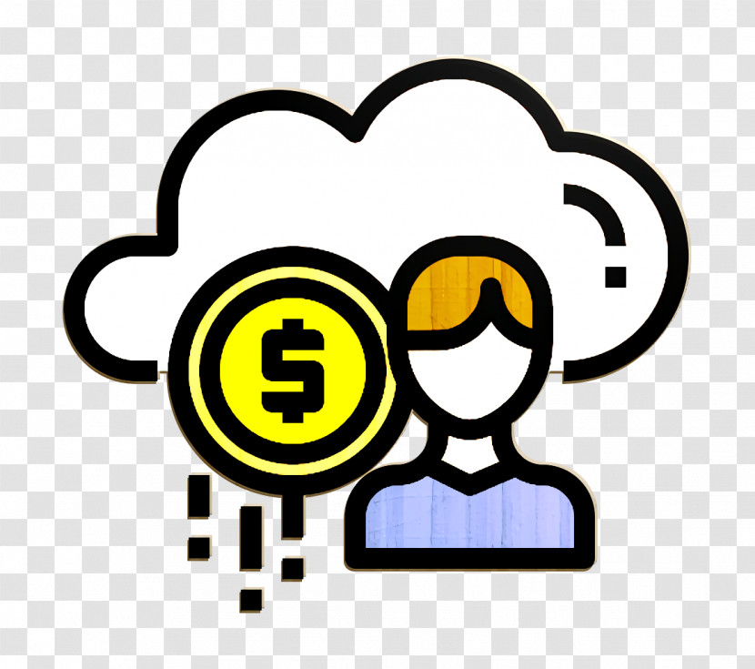 Cloud Icon Business And Finance Icon Fintech Icon Transparent PNG