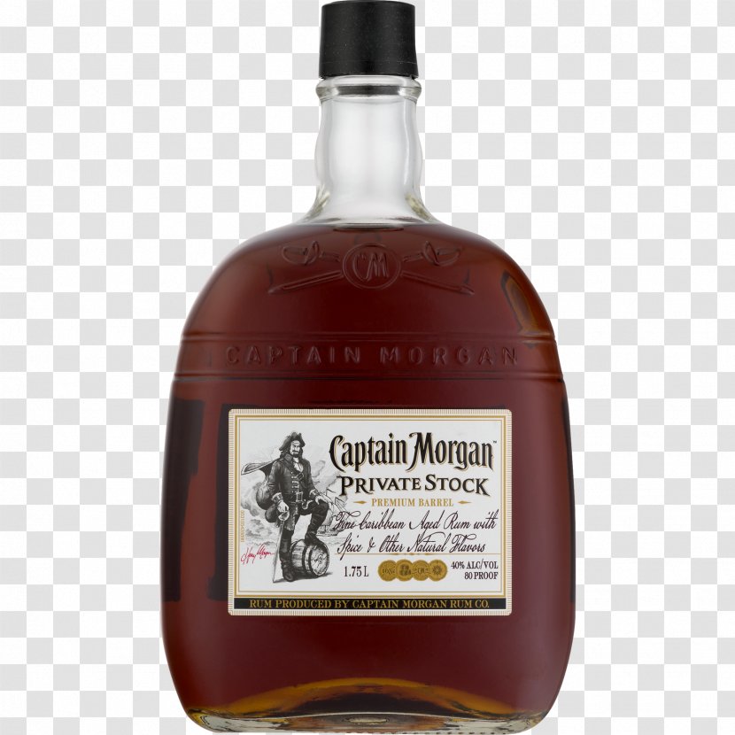 Liqueur Rum Distilled Beverage Captain Morgan Whiskey - Whisky - Alcoholic Transparent PNG