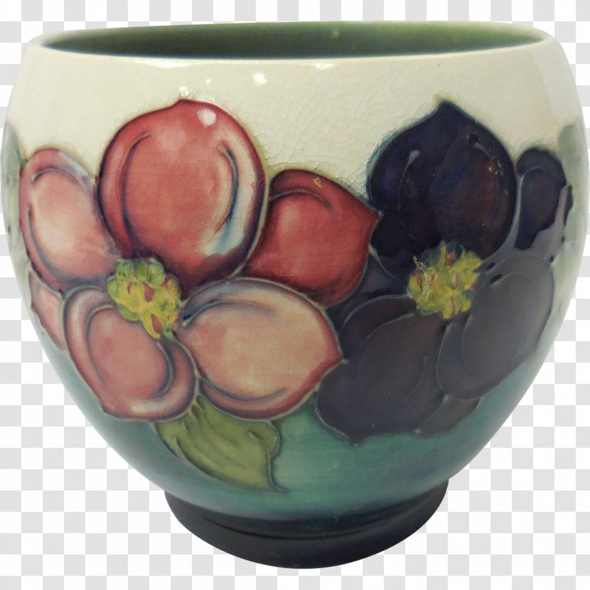 American Art Pottery Ceramic Moorcroft Vase Transparent PNG