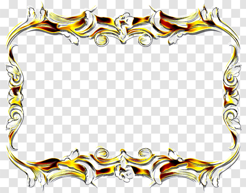 Body Jewellery Yellow Pattern Line Transparent PNG