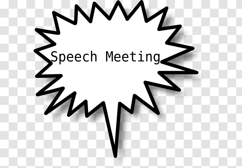 Speech Balloon Comics - Meeting Clipart Transparent PNG