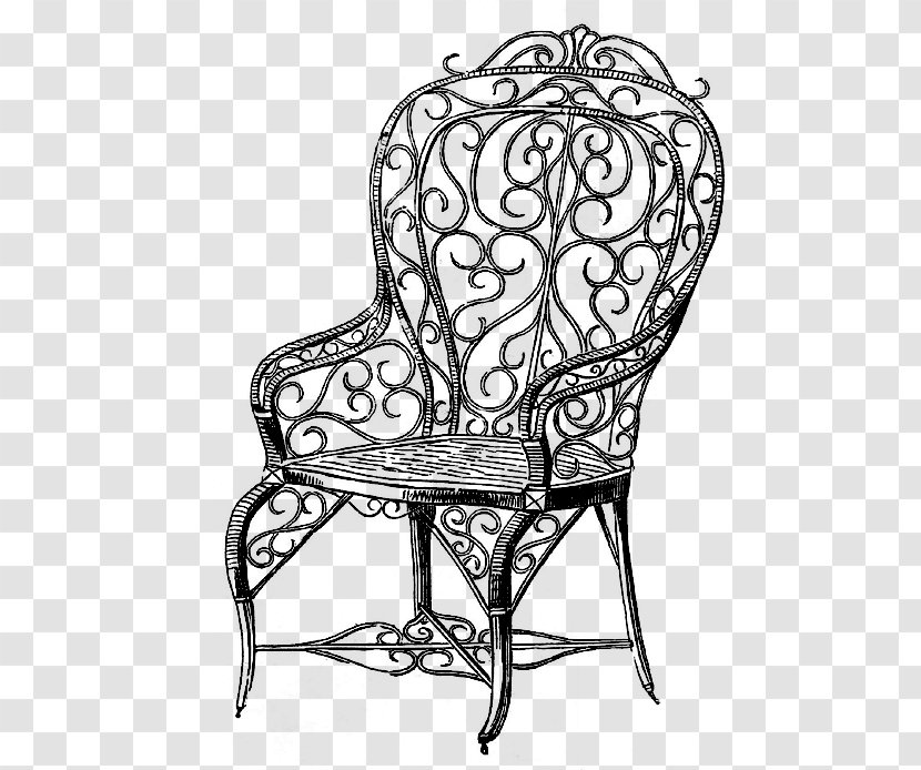 No. 14 Chair Antique Furniture Clip Art - Drawing Transparent PNG