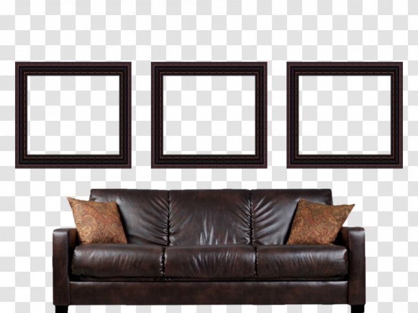 Couch Futon Picture Frames Sofa Bed - Interior Design Transparent PNG