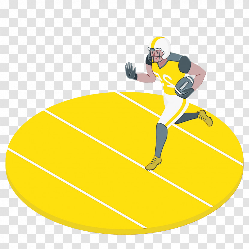 Sports Equipment Yellow Line Geometry Transparent PNG